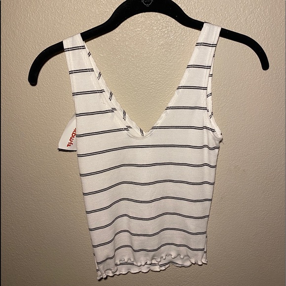 Stripped Button Up Tank - Picture 2 of 2